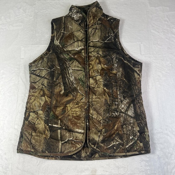 Realtree Other - Realtree‎ Vest Mens Large Camo Full Zip Hunting Outdoors Insulated Puffer